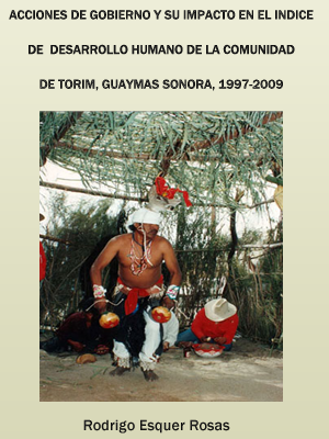 ACCIONES DE GOBIERNO Y SU IMPACTO EN EL INDICE DE  DESARROLLO HUMANO DE LA COMUNIDAD DE TORIM, GUAYMAS SONORA, 1997-2009