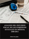 Portada de la tesis gratuita sobre Análisis del esfuerzo fiscal de los gobiernos estatales en México