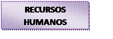 Cuadro de texto: RECURSOS HUMANOS