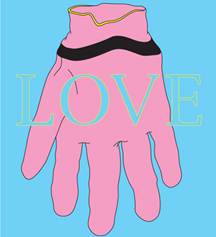 Michael Craig- Martin, LOVE/GLOVE, 2011